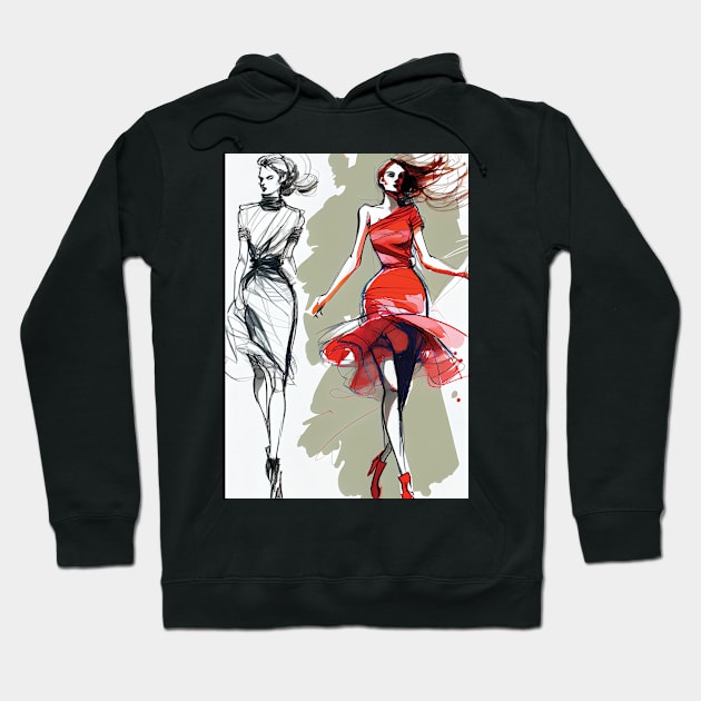 Fashion Illustrations: Elegant and On-Trend Hoodie by Focused Instability